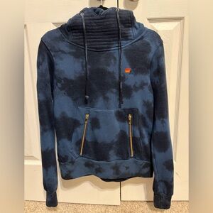 Aviator Nation Blue Tie-Dye Ninja Hoodie